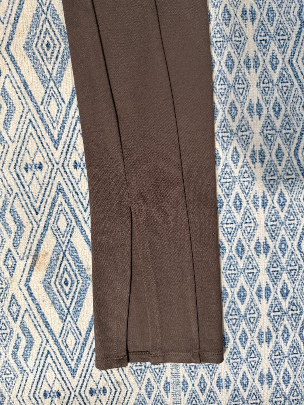 ANINE BING Max Paneled Split-Hem Ponte Pants-Espresso/Brown- US 0/2 MSRP $229 - Picture 9 of 14
